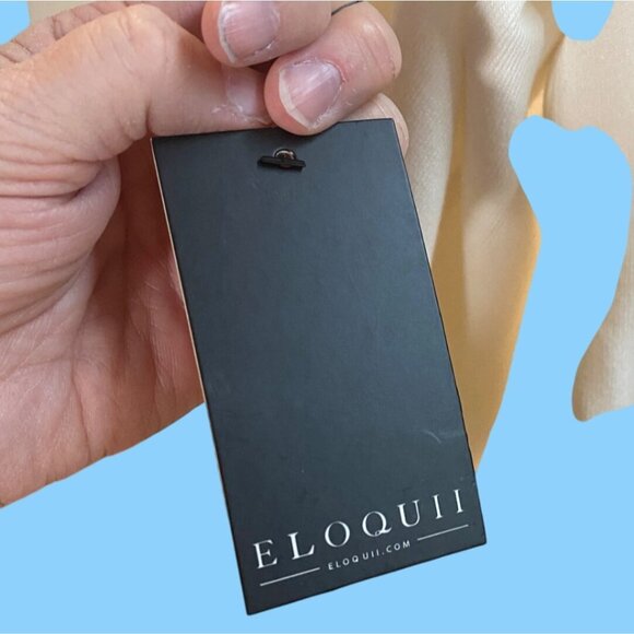 Eloquii Womens Off-White Long Sleeve sweatshirt Size 18/20 - Picture 2 of 6